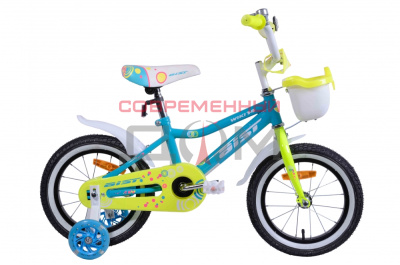 Велосипед детский Aist Wiki 14" голубой